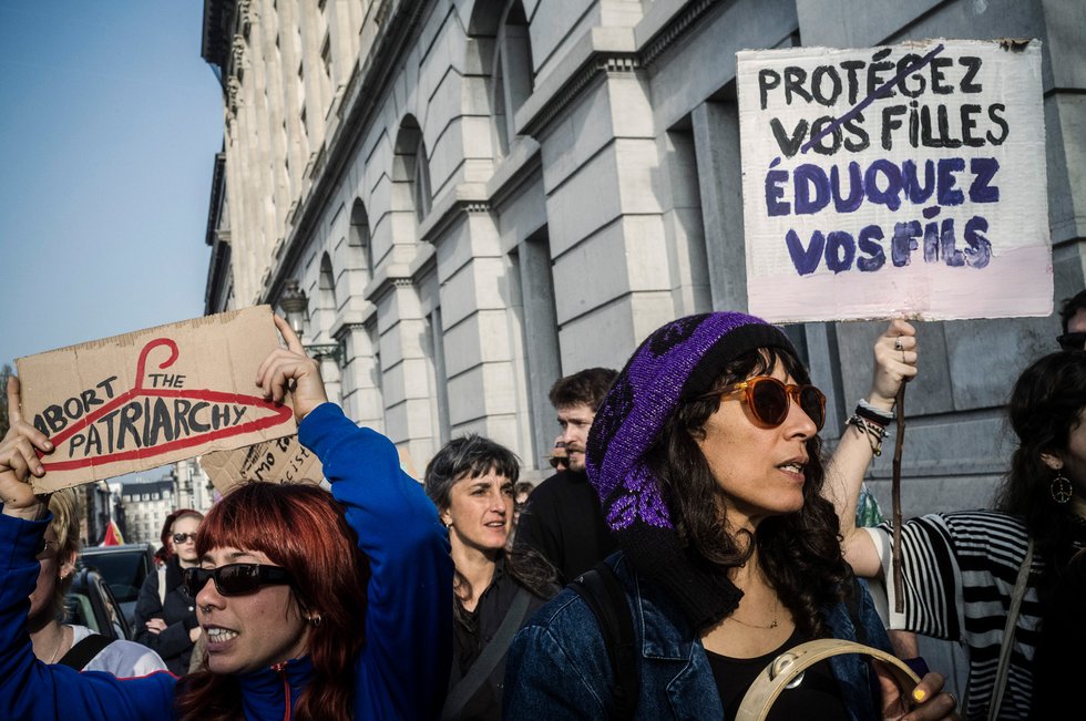 International Women's Day. Belgium, Brussel
